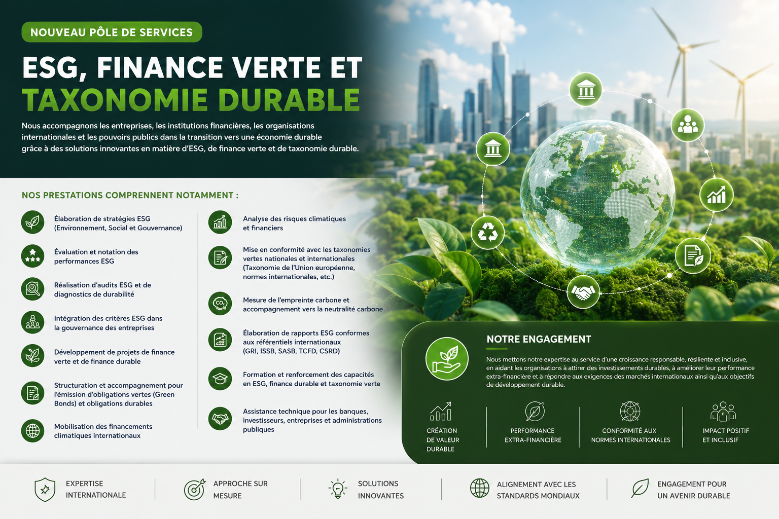 ESG, Finance Verte et Taxonomie Durable