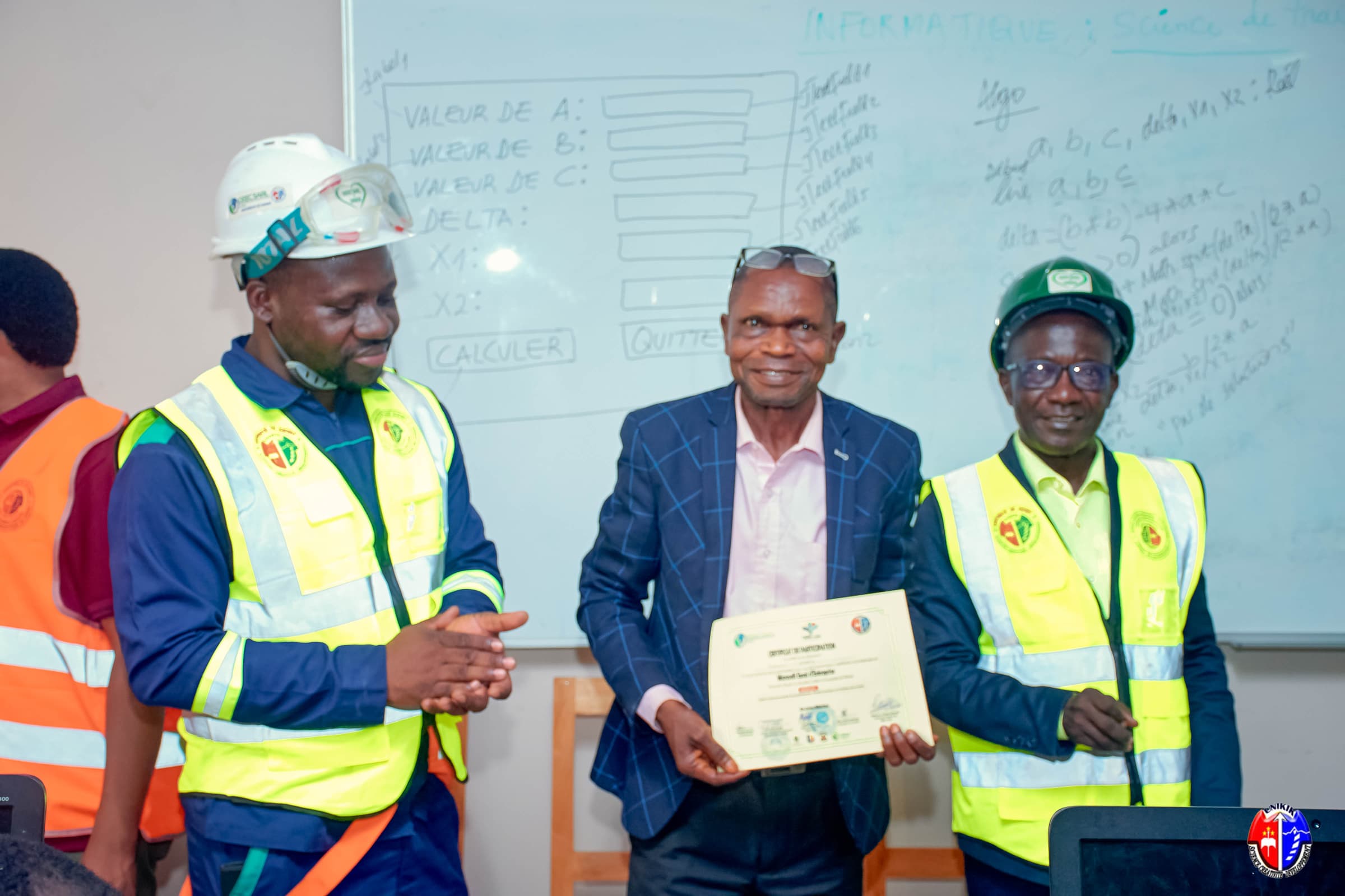 GEEC SARL, l'Université de Kikwit et le Centre de Formation YEBA célèbrent la réussite d'une formation certifiante de haut niveau
