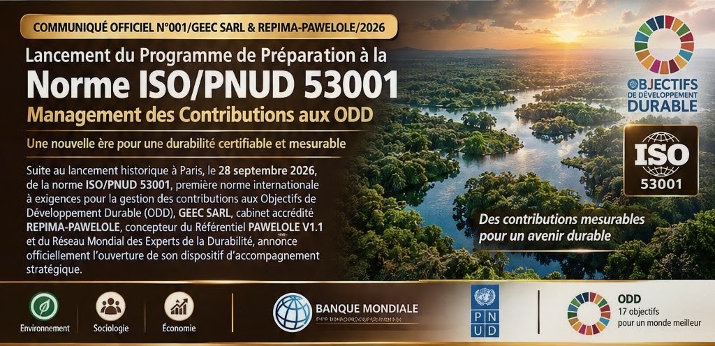 COMMUNIQUÉ OFFICIEL N°001/GEEC SARL & REPIMA-PAWELOLE/2026